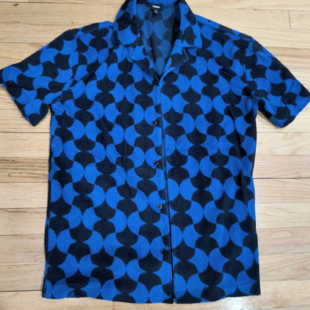 Express Men's Terry Cloth Polo Bundle - Orange & Purple - Size S